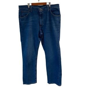 Wrangler Classic‎ Blue Men's Jeans Size 38x32 Cowboy Rodeo Farm Western